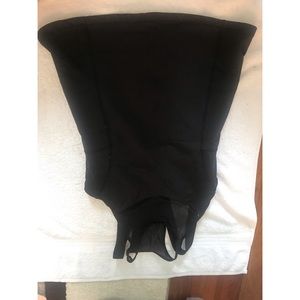 Lulu high neck top with mesh